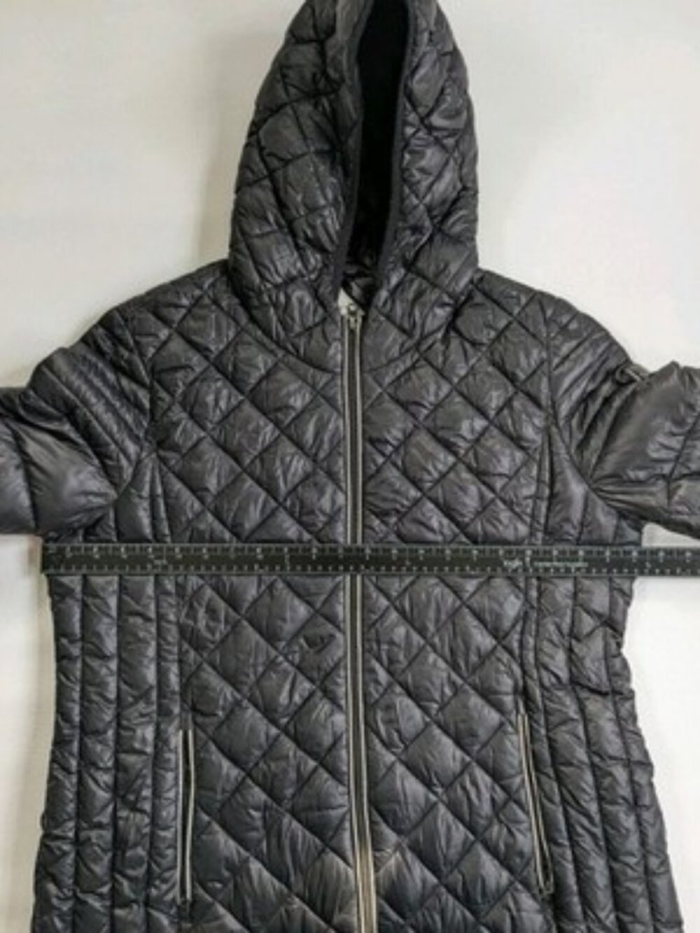 Noize Stella Black Puffer Jacket Coat XL Lightweight Cruelty-Free - Picture 11 of 16